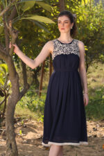 Navy Tier Dress